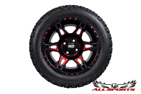 14" STI HD7 on 23" Duro Desert Tires - Red or Blue