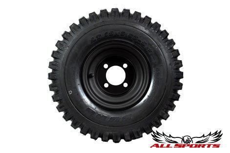 8" Steel Wheel on 18" Duro Power Trail Tires