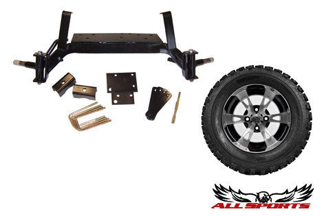 EZ-Go New Style Drop Axle Lift w/ 10" SS112 on 22" STI ATX Trail
