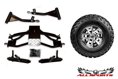 Pro Fit on 10" Blitz Wheel & Precedent 4" or 6" A-Arm Combo