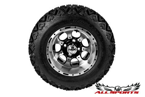 Backlash X with Machined with Black Accents Revolver Wheel (Set)