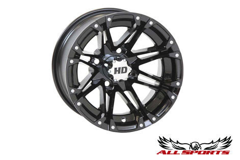 STI Gloss Black HD3 12" Wheel