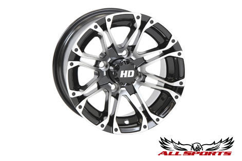 STI Machined & Black HD3 12" Wheel