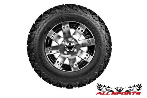 Backlash X with the Machined Black Buckshot Wheel (Set)