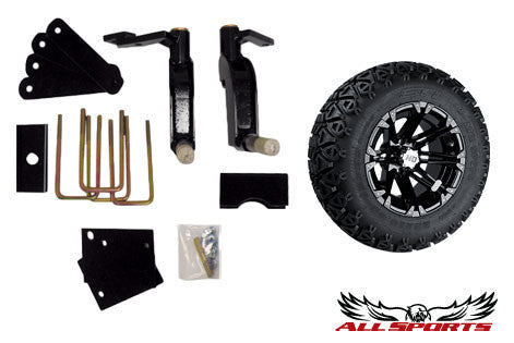 E-Z-GO TXT 6" Spindle Lift w/ 12" STI HD3 on STI ATX Trail