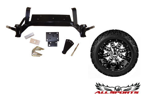 E-Z-GO New Style Drop Axle w/ 14" Megastar on Backlash X