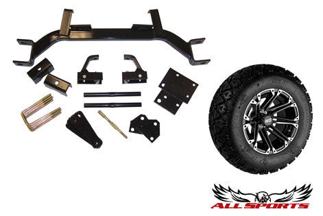 E-Z-GO Old Style Drop Axle 5" w/ 12" STI HD3 on STI ATX Trail