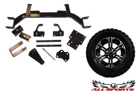 E-Z-GO Old Style Drop Axle 5" w/ 12" ITP SS212 on STI ATX Trail