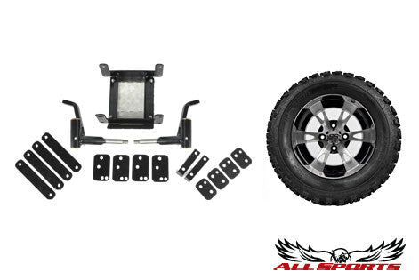 E-Z-GO RXV 4" Carrier Lift Kit w/ 10" ITP SS112 STI ATX Trail